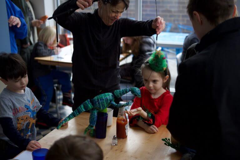 Dollop Diner Continues Family Night with Jabberwocky Marionettes on Wednesday, February 21