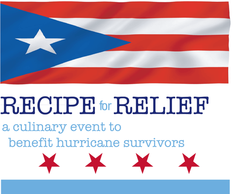 Recipe for Relief: A Culinary Event to Benefit Hurricane Survivors on March 14, 2018