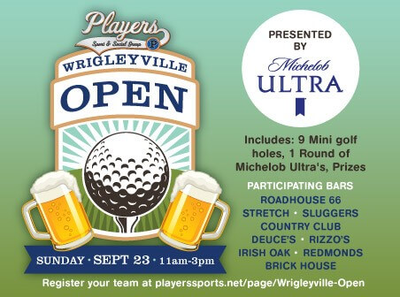 Players Sport & Social Group Presents Wrigleyville Open September 23